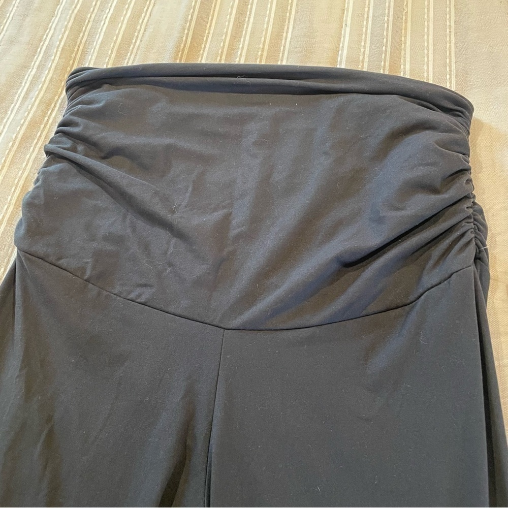 Leggings Depot Black Maternity Over The Belly Tights Leggings Medium NWT - Picture 4 of 10